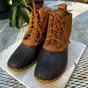 Women’s LL Bean Ankle Duck Boots size 9N